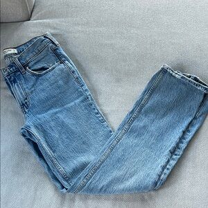 Abercrombie & Fitch Mid Rise Blue Jeans